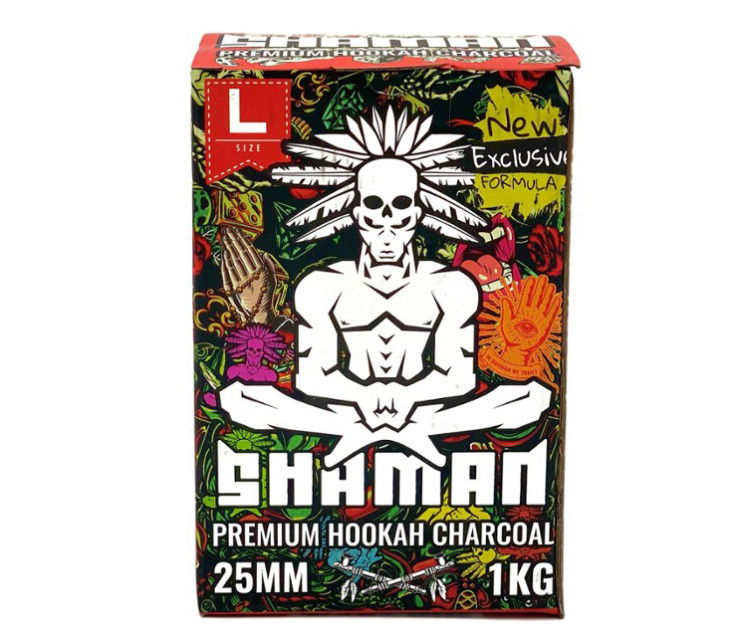 Кокосовый уголь SHAMAN 1KG (25mm)