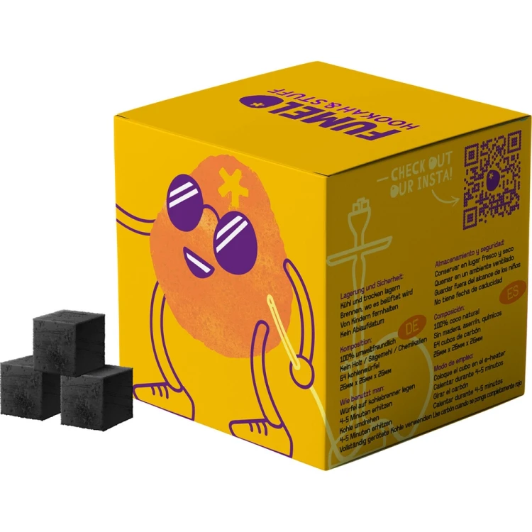Кокосовый уголь FUMELO 1KG (26mm)