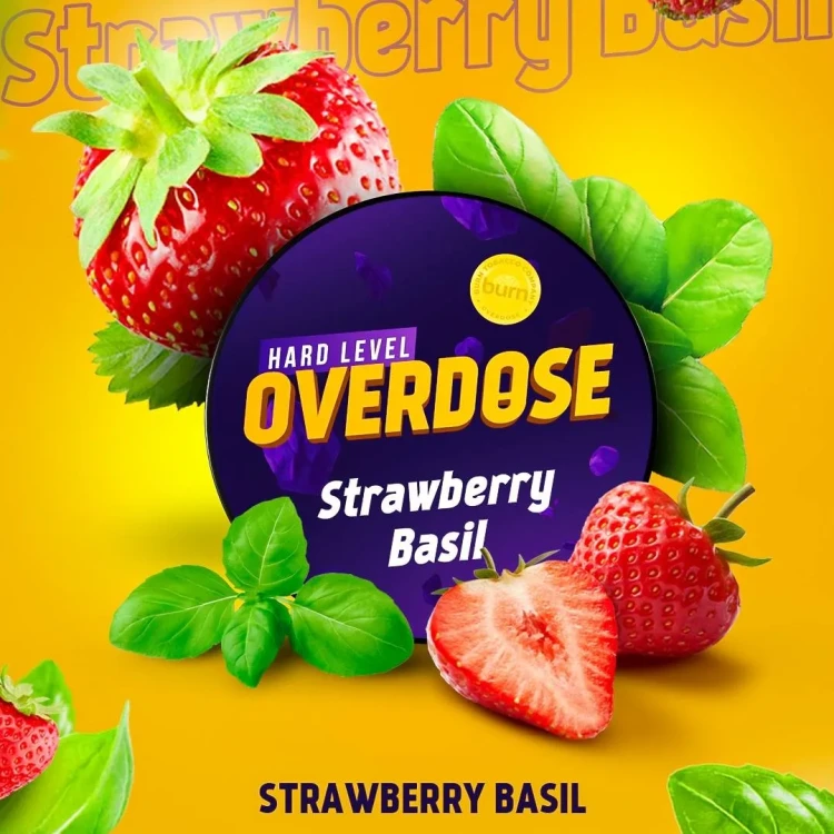 OVERDOSE 200G - Strawberry basil