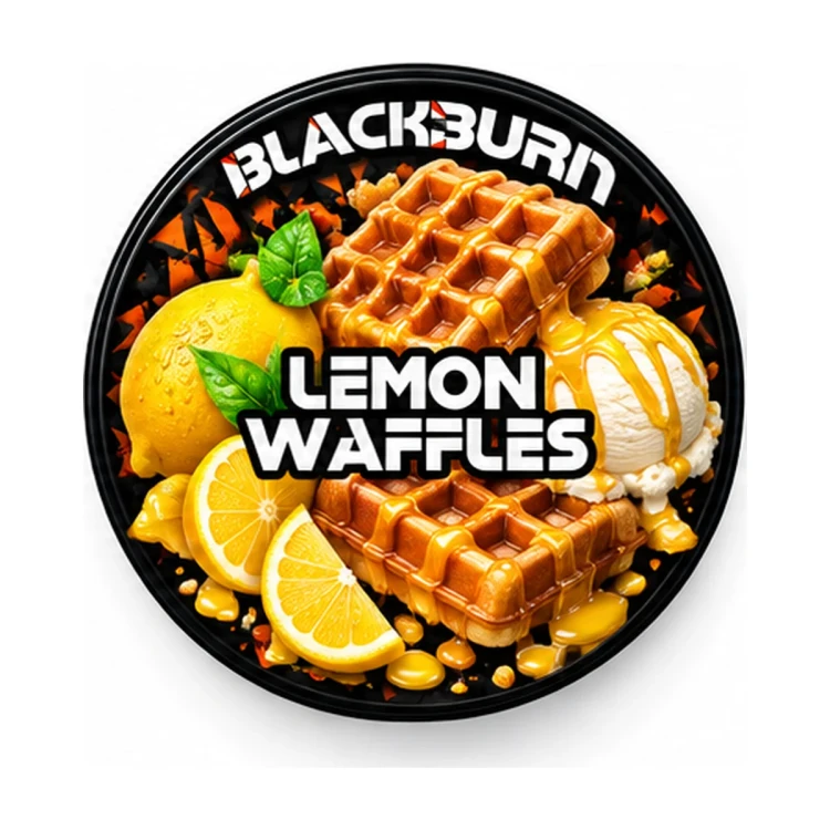 BLACK BURN 100 g - Lemon waffles